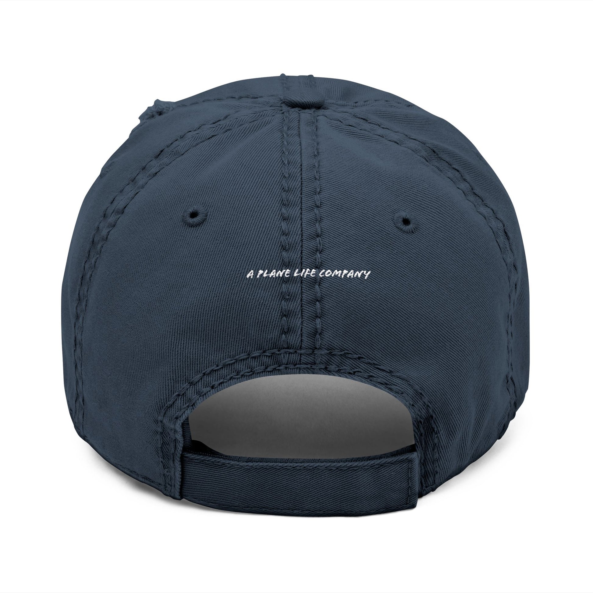 Embroidered Distressed Hat - P-51 Mustang Warbird