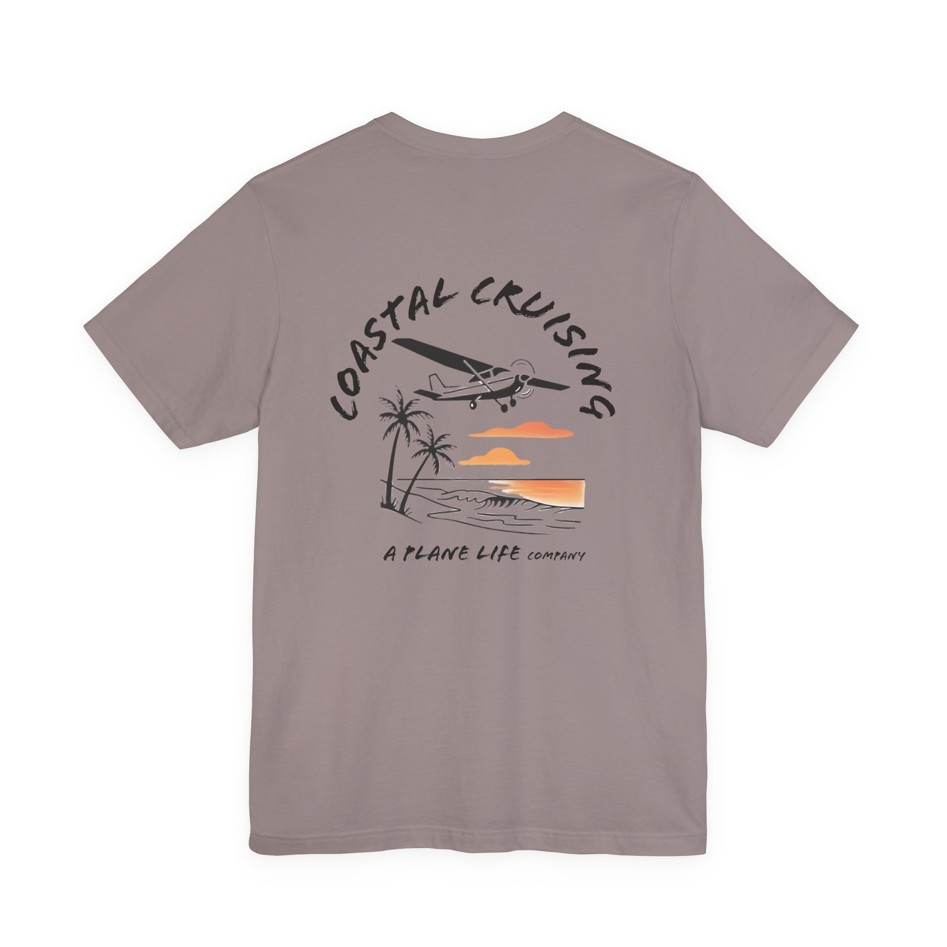 Aviation Beach Tee, Pilot Life Airplane Shirt, Flying Lover Gift, Coastal