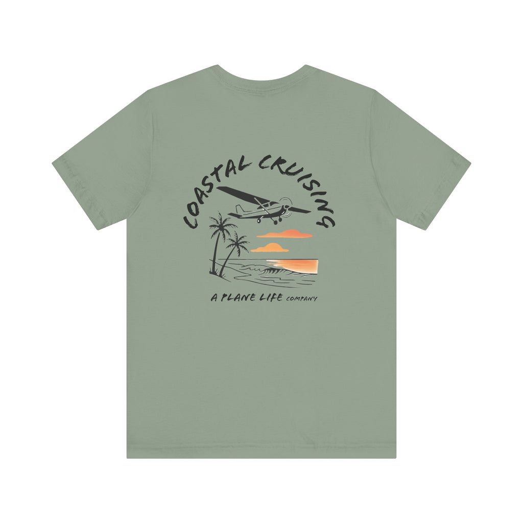 Aviation Beach Tee, Pilot Life Airplane Shirt, Flying Lover Gift, Coastal