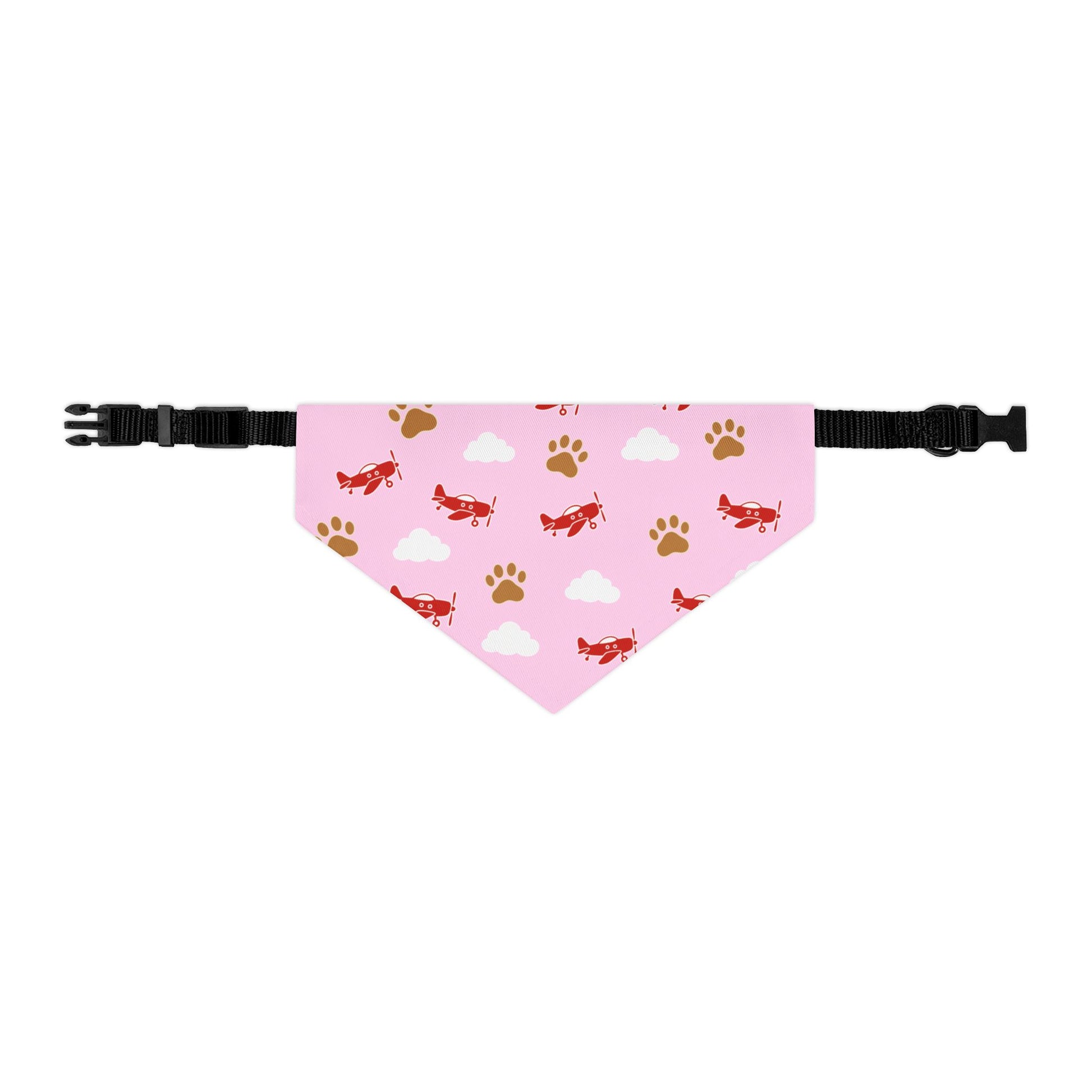 Paws and Planes Pet Bandana Pink