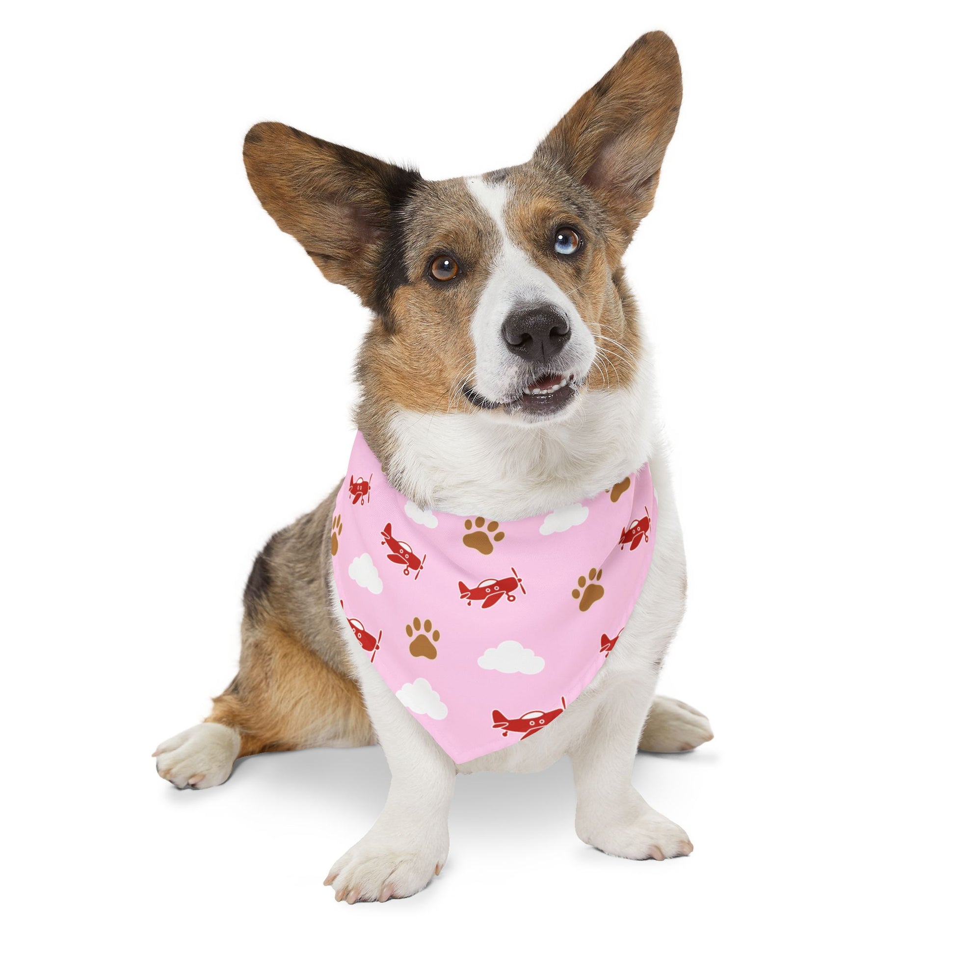 Paws and Planes Pet Bandana Pink