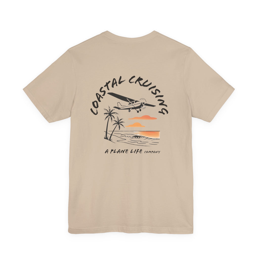 Aviation Beach Tee, Pilot Life Airplane Shirt, Flying Lover Gift, Coastal