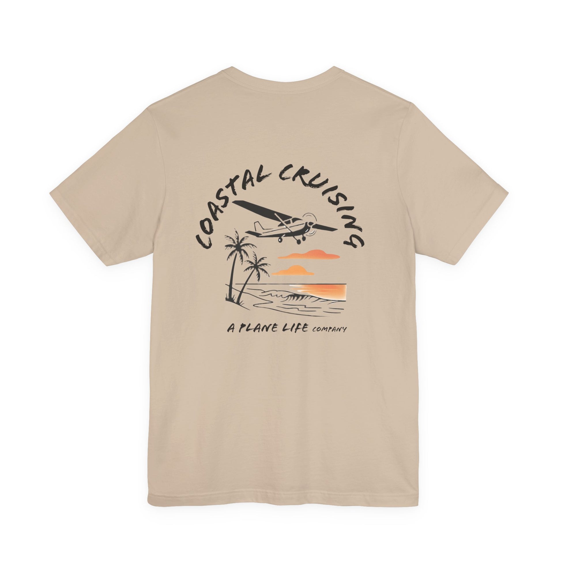 Aviation Beach Tee, Pilot Life Airplane Shirt, Flying Lover Gift, Coastal