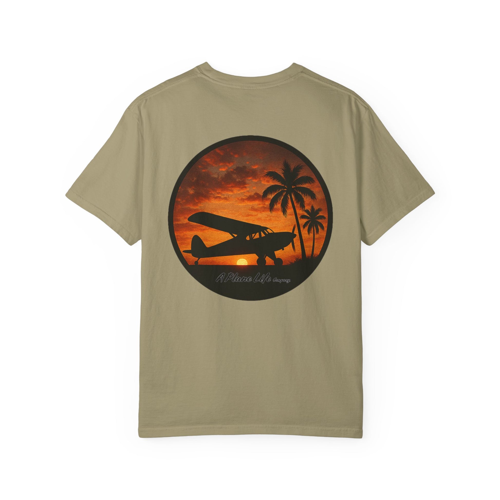 Taildragger and a Tropical Sunset Tee