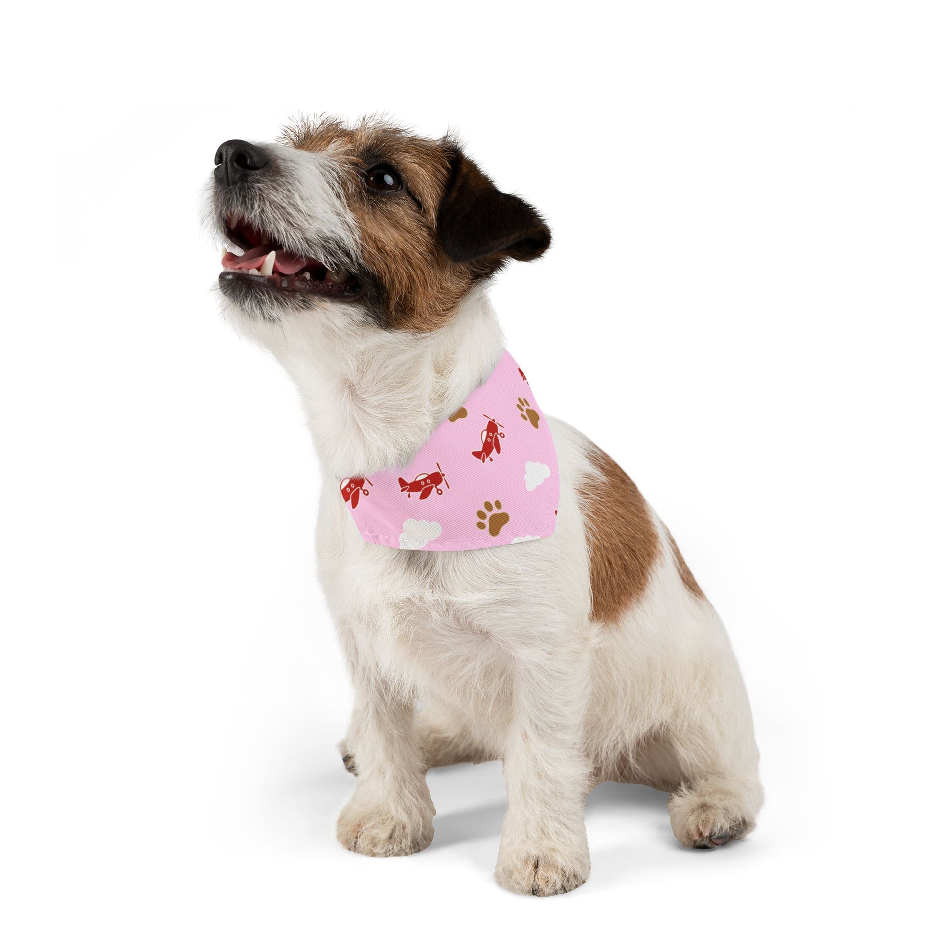 Paws and Planes Pet Bandana Pink