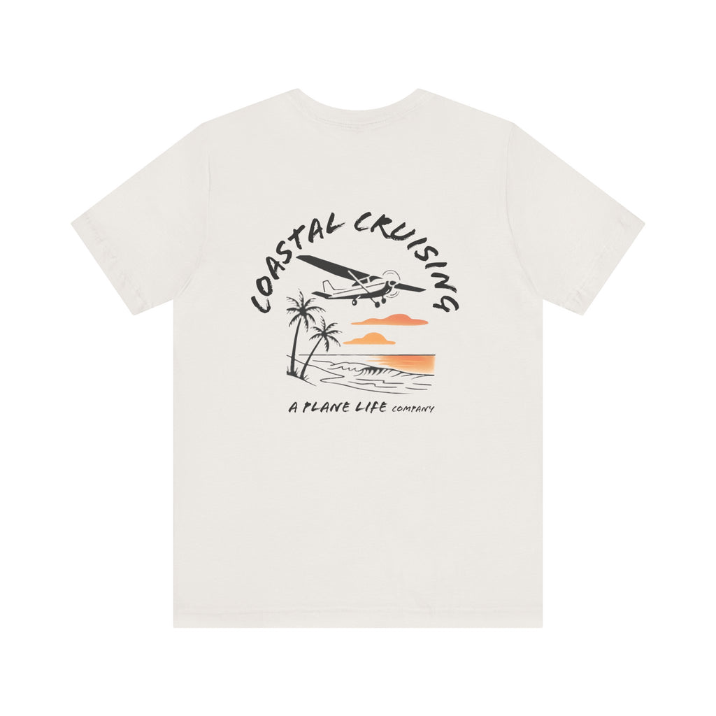Aviation Beach Tee, Pilot Life Airplane Shirt, Flying Lover Gift, Coastal
