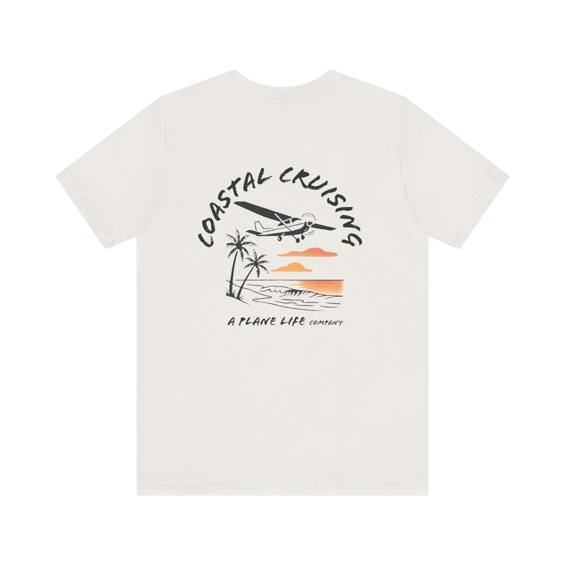 Aviation Beach Tee, Pilot Life Airplane Shirt, Flying Lover Gift, Coastal