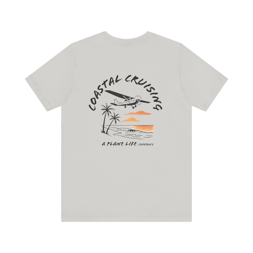 Aviation Beach Tee, Pilot Life Airplane Shirt, Flying Lover Gift, Coastal