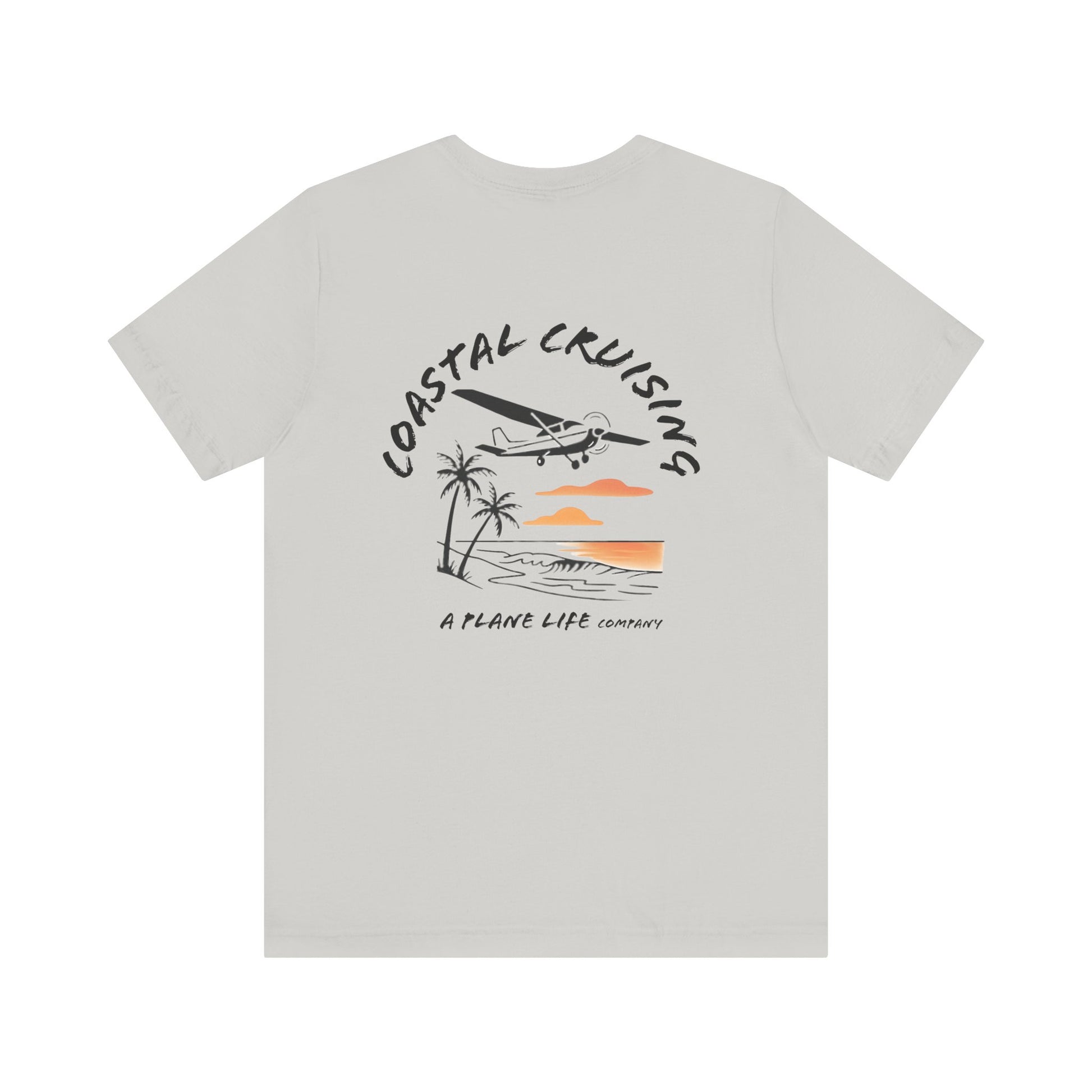 Aviation Beach Tee, Pilot Life Airplane Shirt, Flying Lover Gift, Coastal