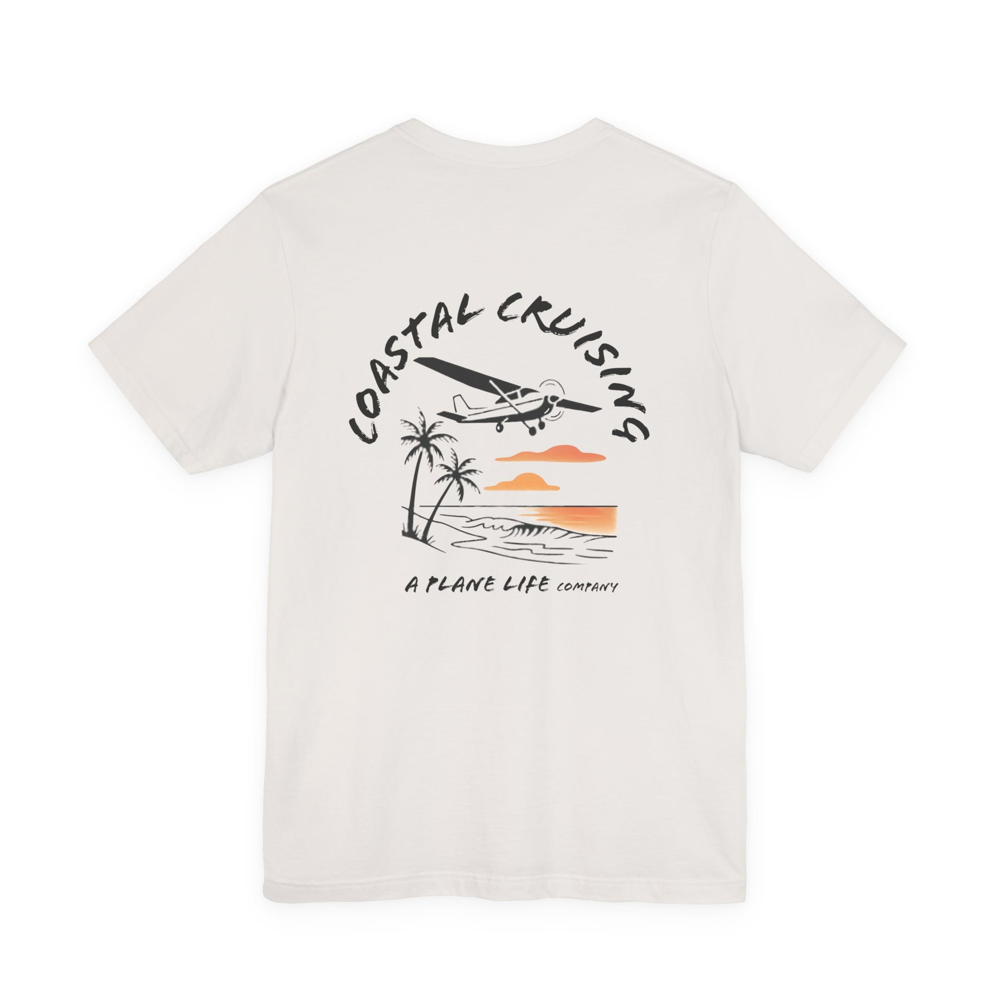 Aviation Beach Tee, Pilot Life Airplane Shirt, Flying Lover Gift, Coastal