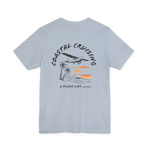 Aviation Beach Tee, Pilot Life Airplane Shirt, Flying Lover Gift, Coastal