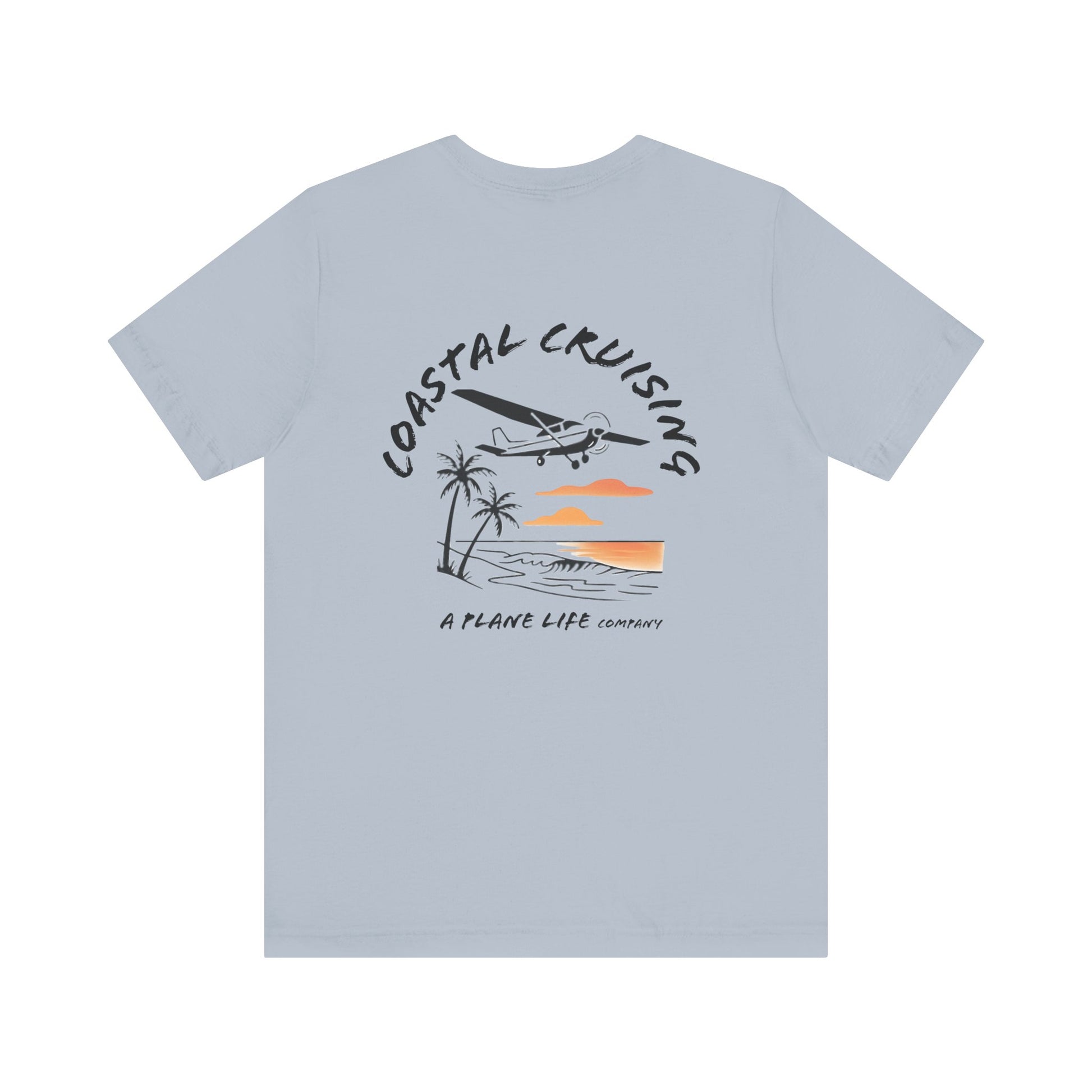 Aviation Beach Tee, Pilot Life Airplane Shirt, Flying Lover Gift, Coastal