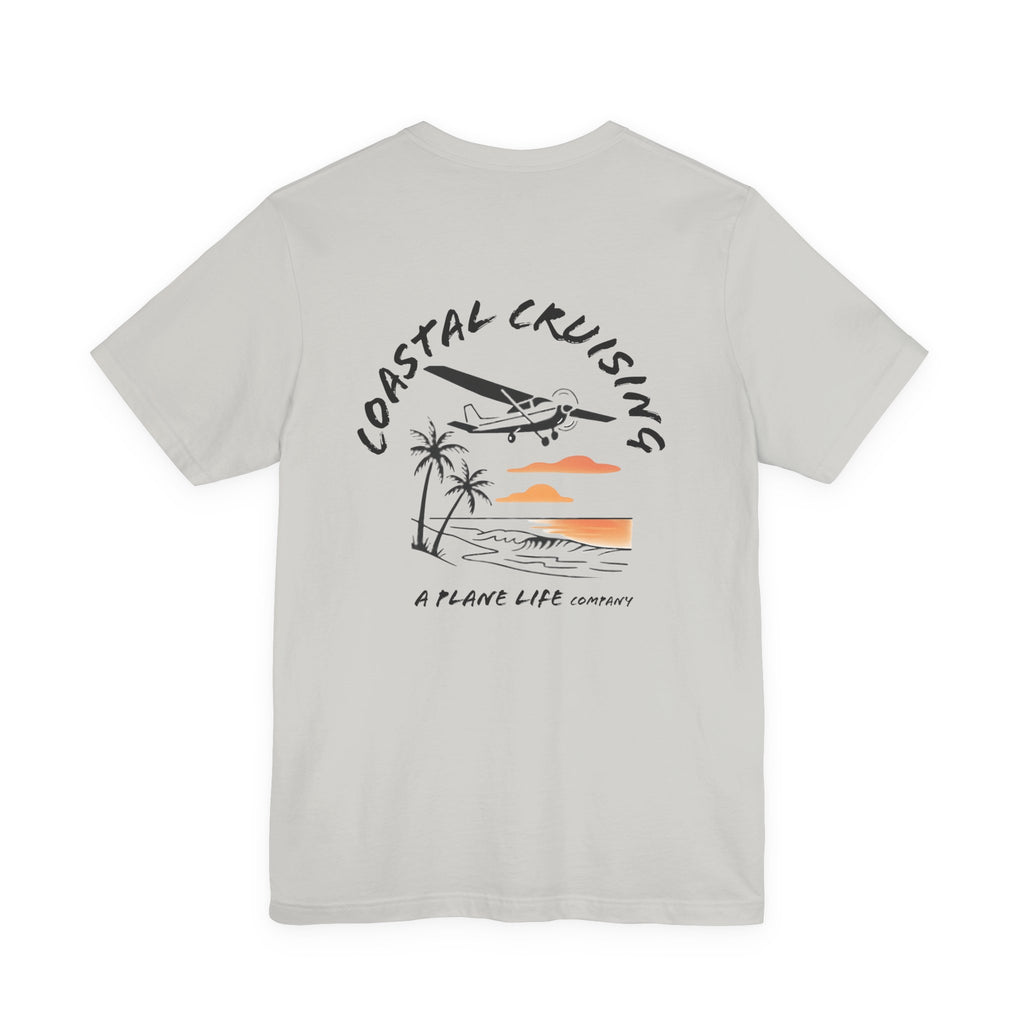 Aviation Beach Tee, Pilot Life Airplane Shirt, Flying Lover Gift, Coastal