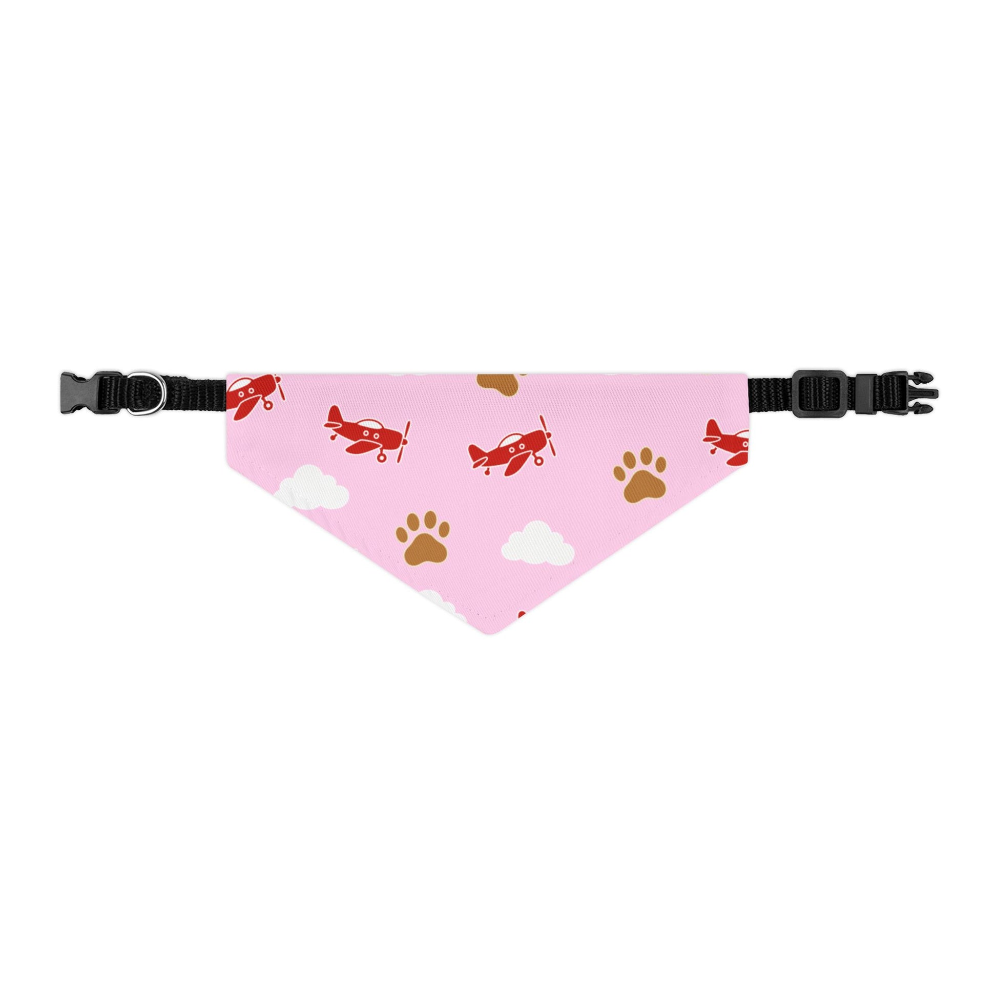 Paws and Planes Pet Bandana Pink
