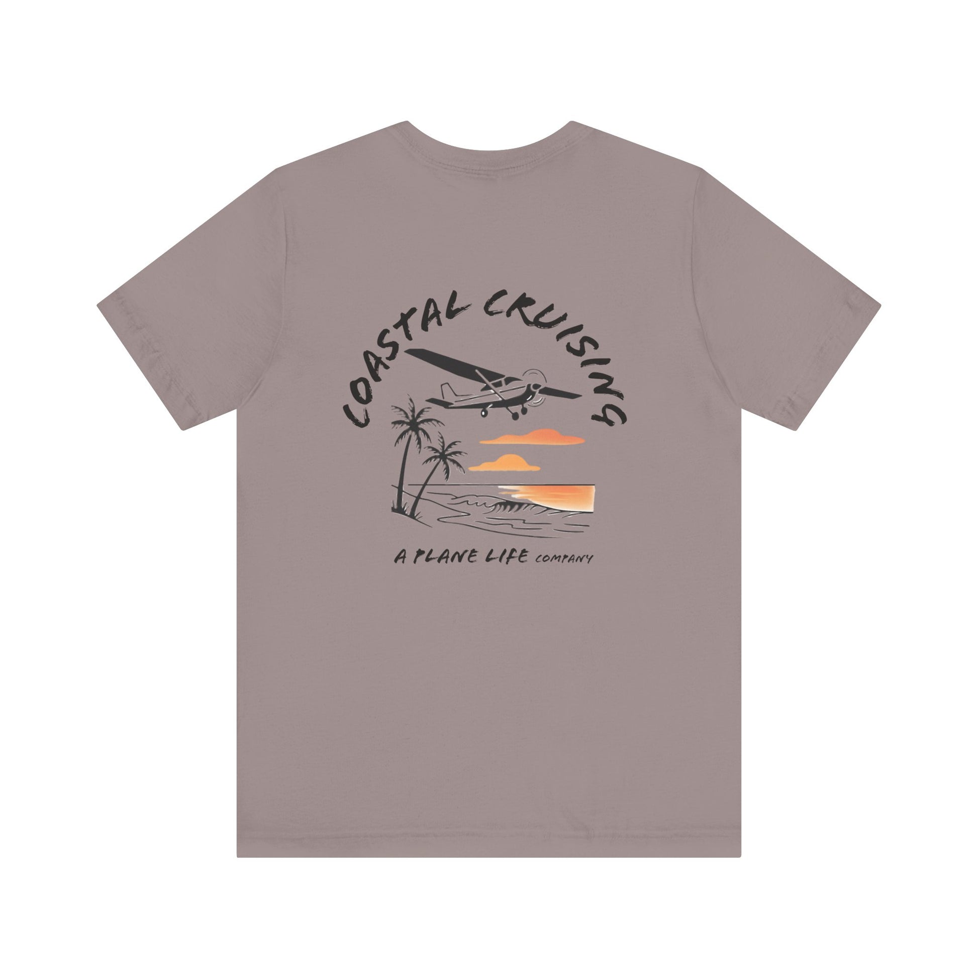 Aviation Beach Tee, Pilot Life Airplane Shirt, Flying Lover Gift, Coastal