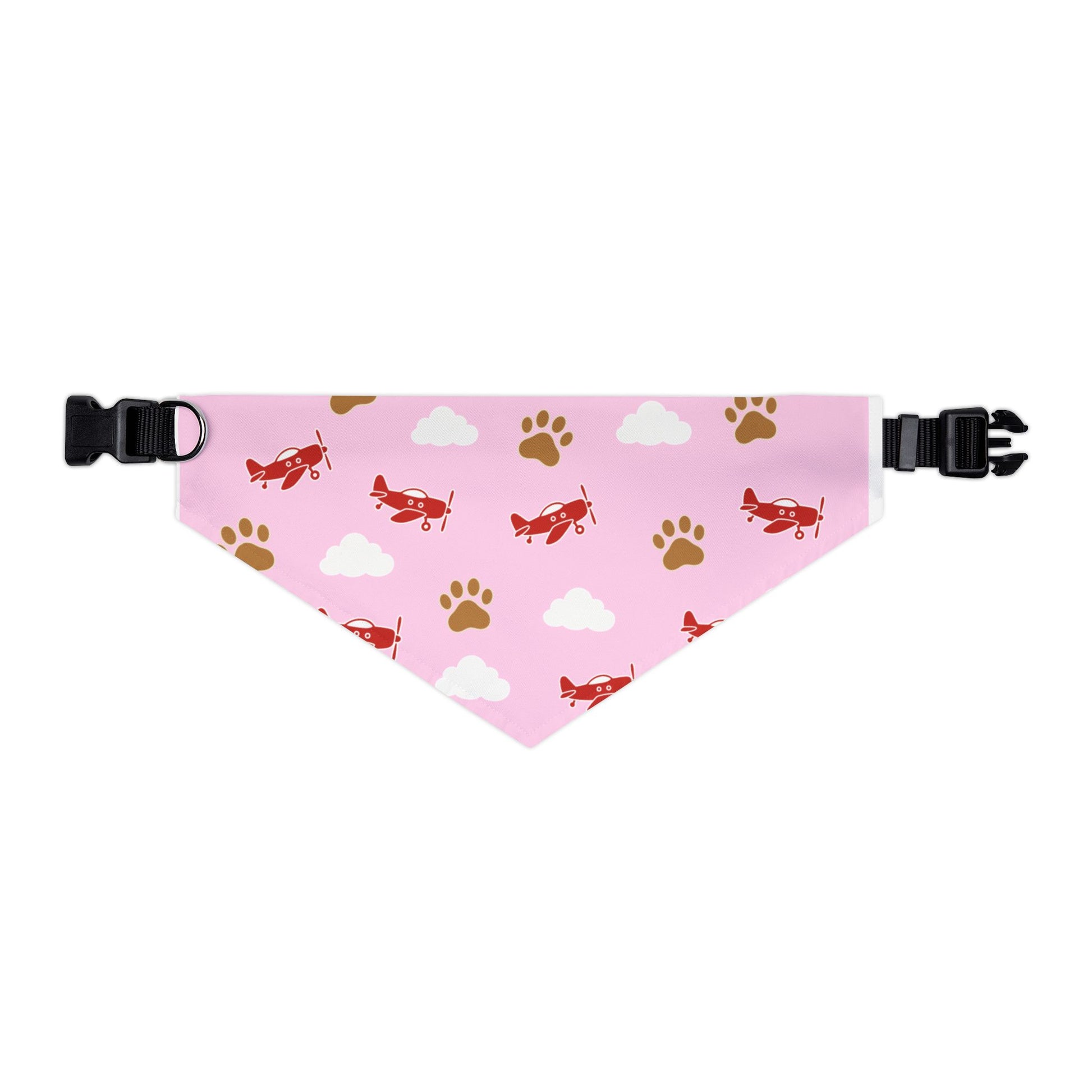 Paws and Planes Pet Bandana Pink