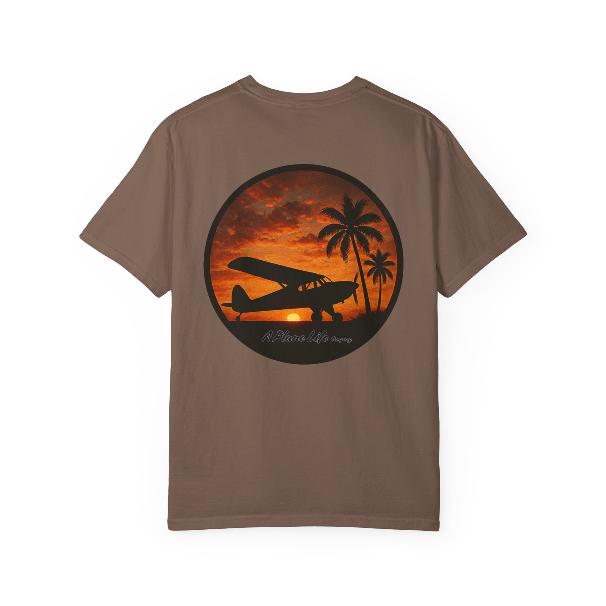 Taildragger and a Tropical Sunset Tee