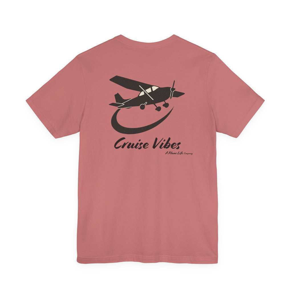 Cruise Vibe Aviation Lifestyle Tee Shirt