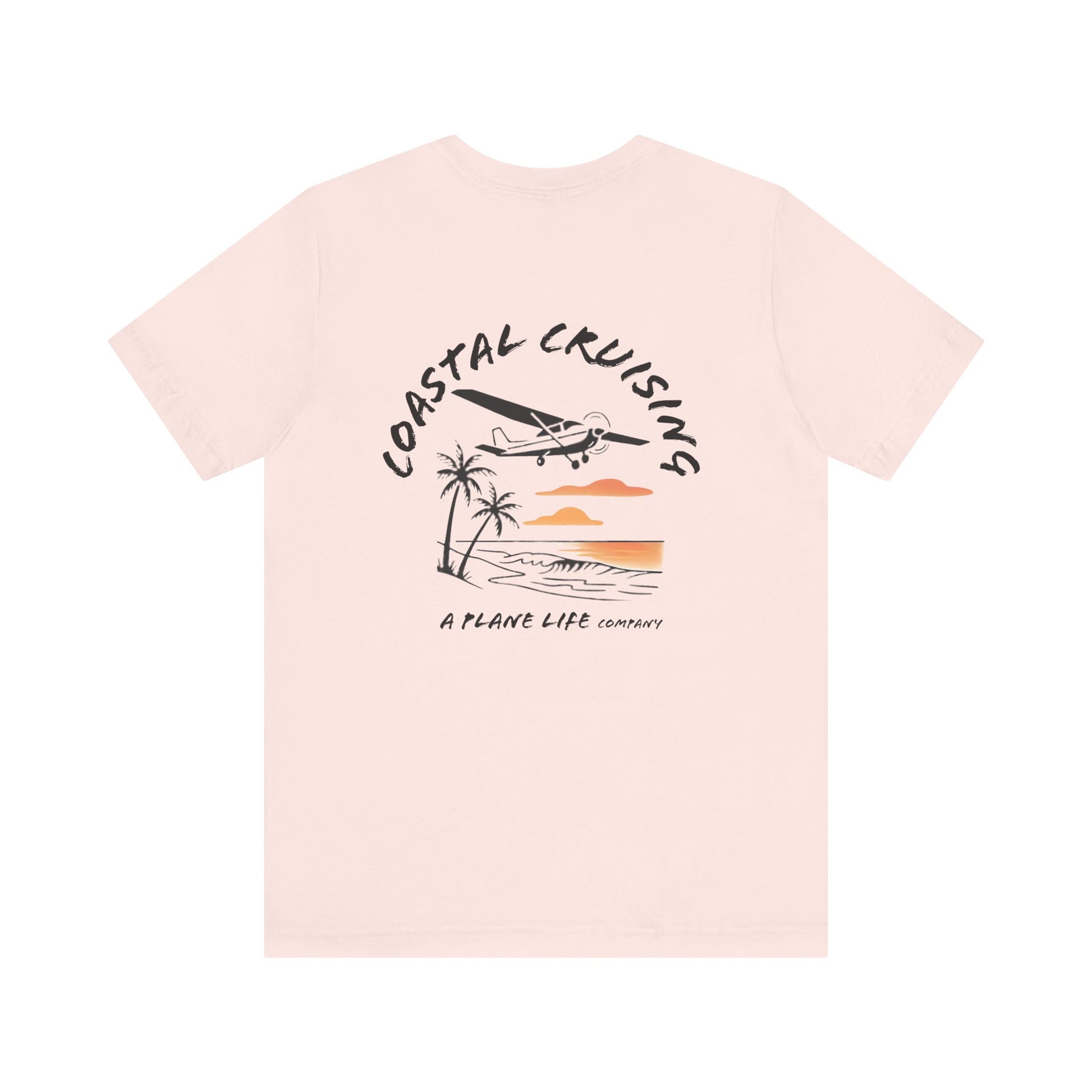 Aviation Beach Tee, Pilot Life Airplane Shirt, Flying Lover Gift, Coastal