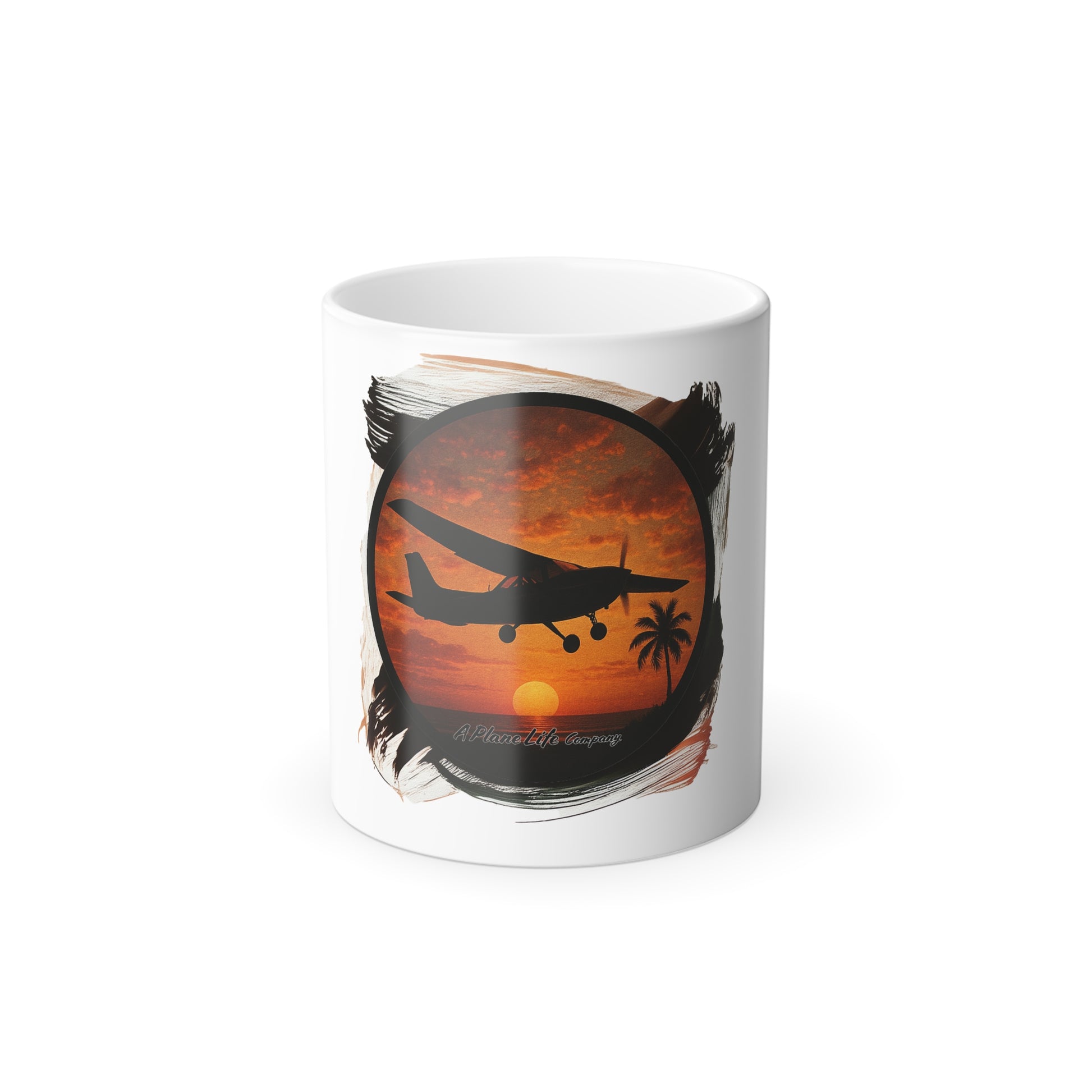 A Cessna Sunset Color Morphing Mug - 11oz