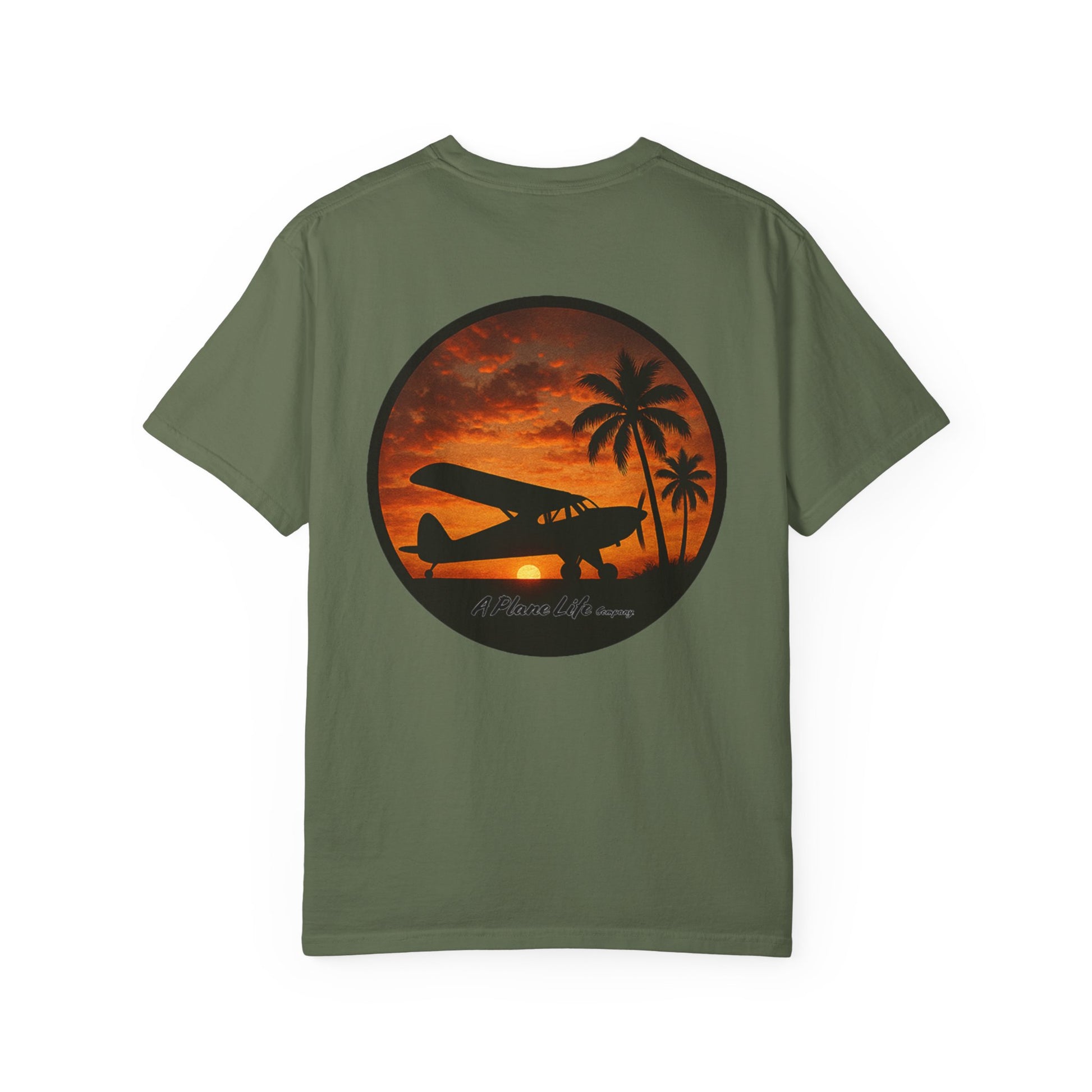 Taildragger and a Tropical Sunset Tee