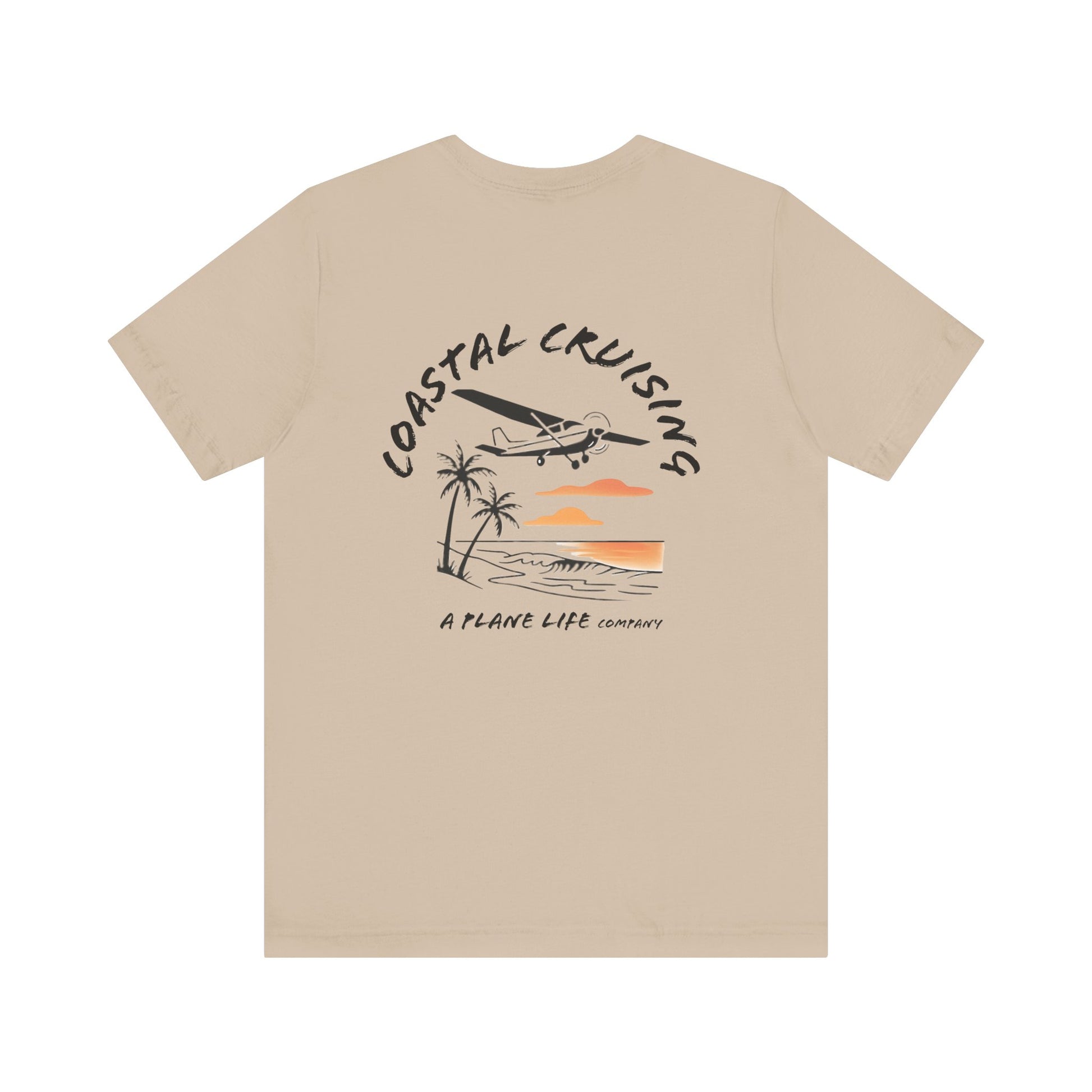 Aviation Beach Tee, Pilot Life Airplane Shirt, Flying Lover Gift, Coastal