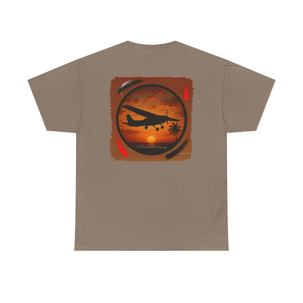 Cessna Aircraft Tropical Sunset T-Shirt