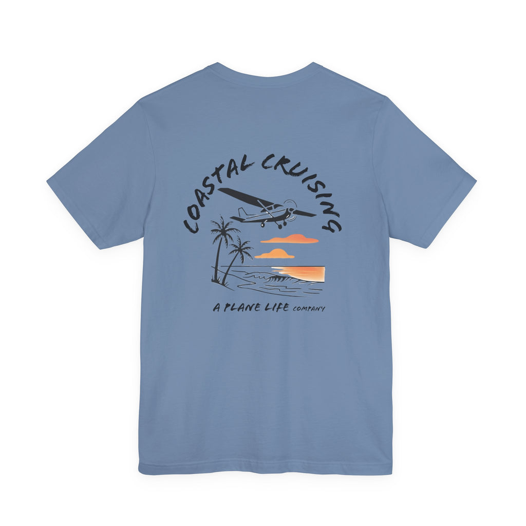 Aviation Beach Tee, Pilot Life Airplane Shirt, Flying Lover Gift, Coastal