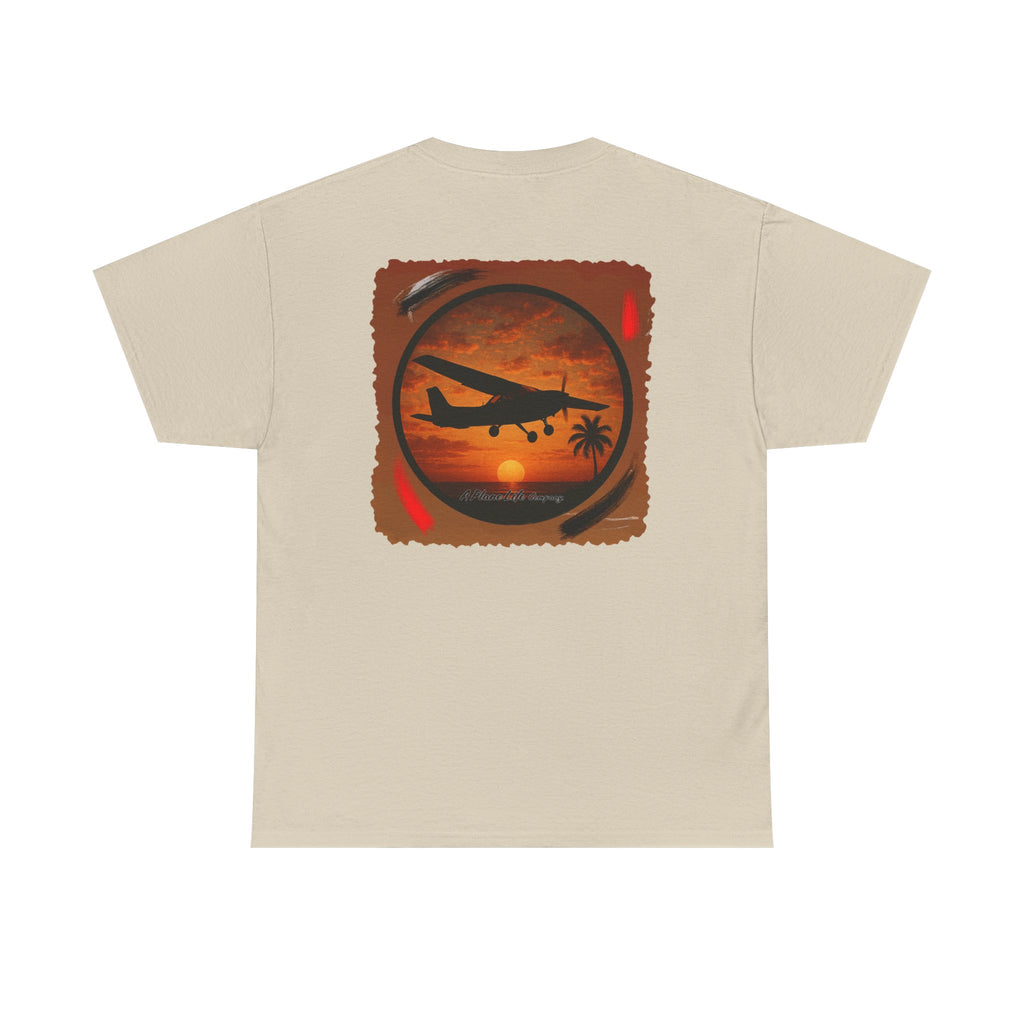 Cessna Aircraft Tropical Sunset T-Shirt