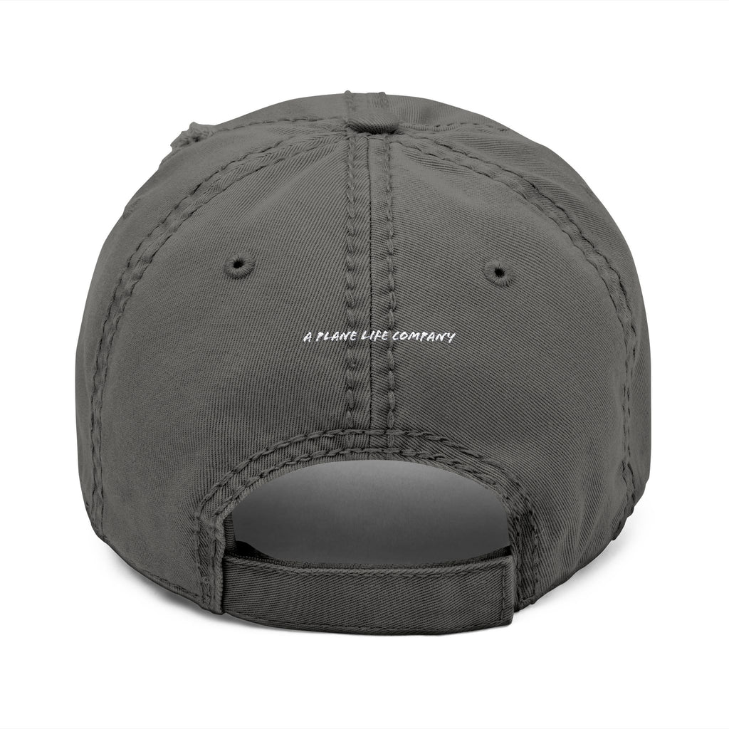 Embroidered Distressed Hat - P-51 Mustang Warbird