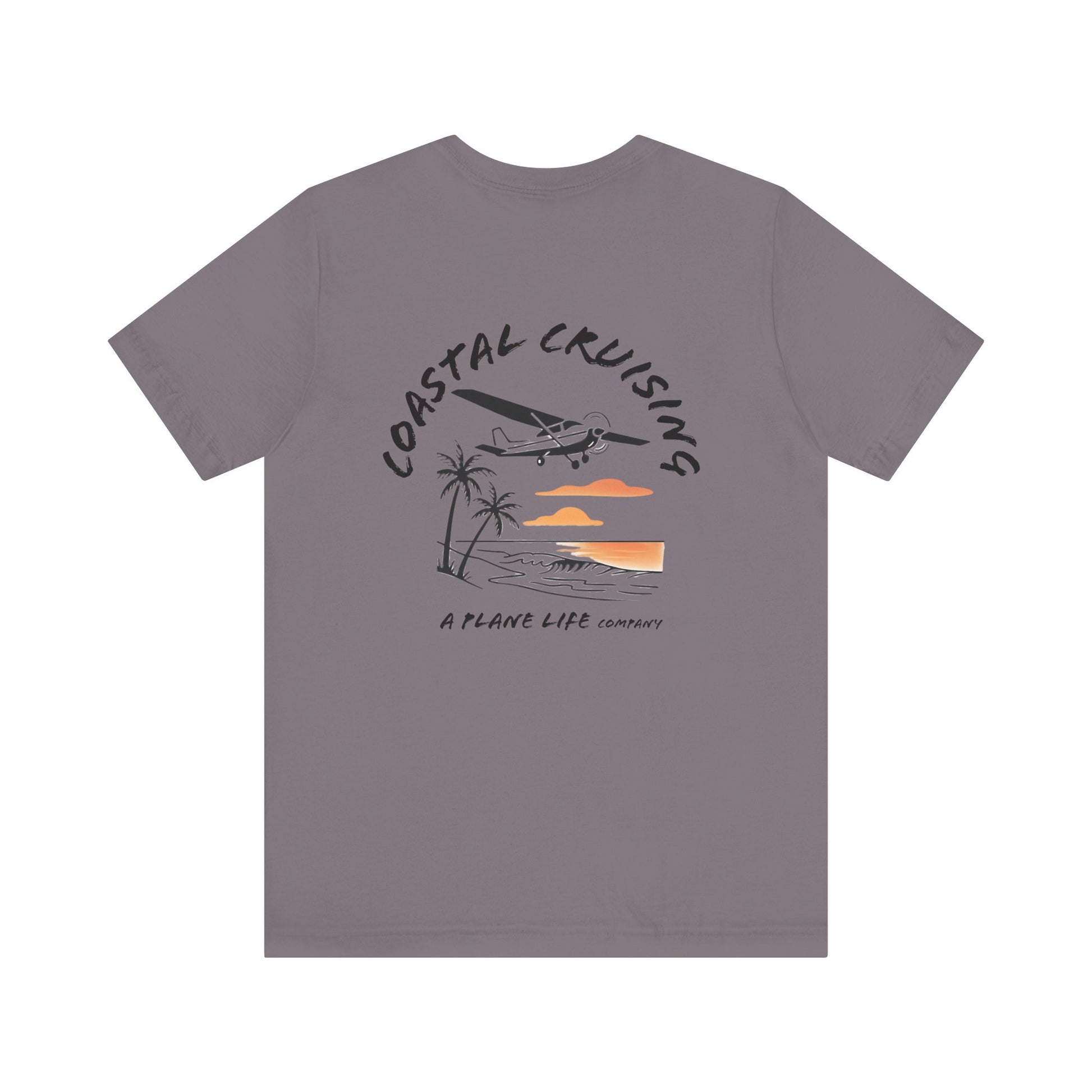 Aviation Beach Tee, Pilot Life Airplane Shirt, Flying Lover Gift, Coastal