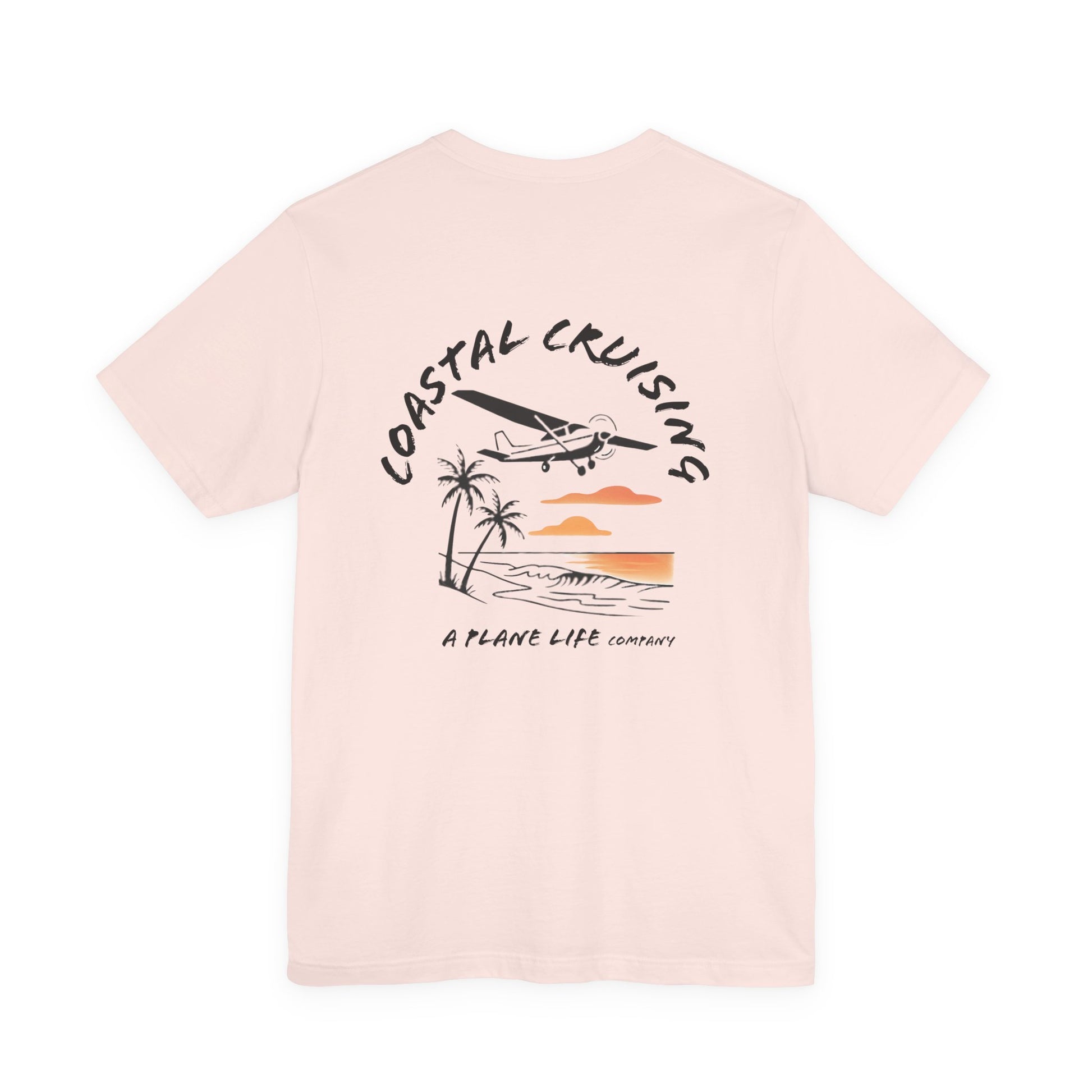 Aviation Beach Tee, Pilot Life Airplane Shirt, Flying Lover Gift, Coastal